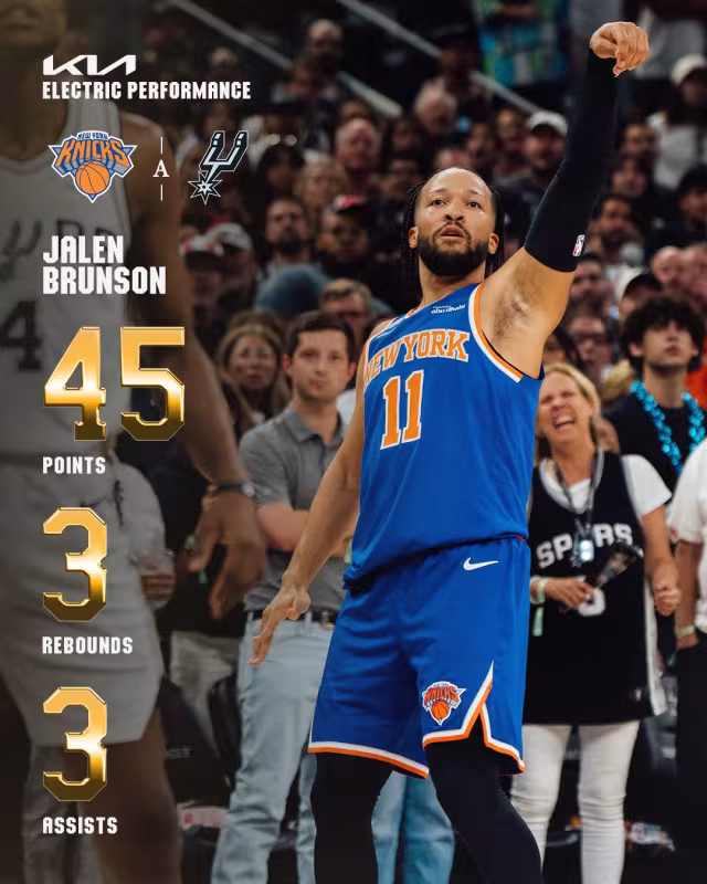Jalen Brunson, star of the New York Knicks.