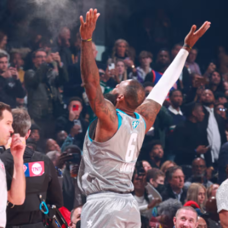 All Star Game: La canasta ganadora de LeBron James para darle el triunfo a su equipo