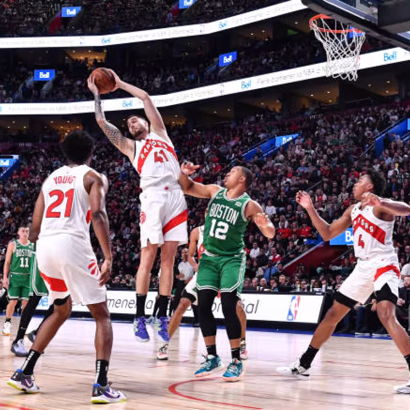Juancho Hernangómez en Raptors. Foto: gettyimages
