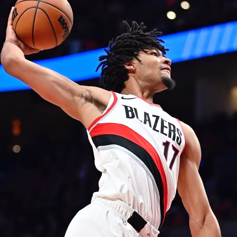 Shaedon Sharpe, jugador de Portland Trail Blazers.