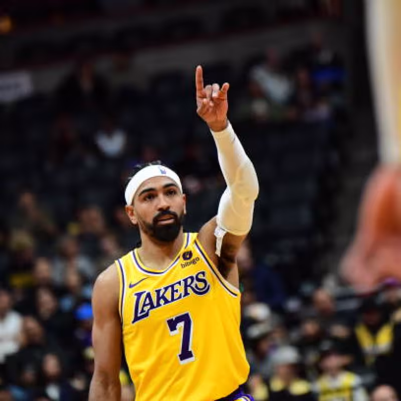 Gabe Vincent, pretemporada con Lakers. Foto: gettyimages