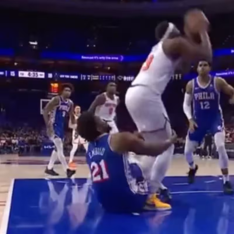 Joel Embiid, jugador de Philadelphia 76ers.