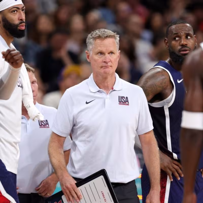 Steve Kerr, ya ex entrenador del Team USA.