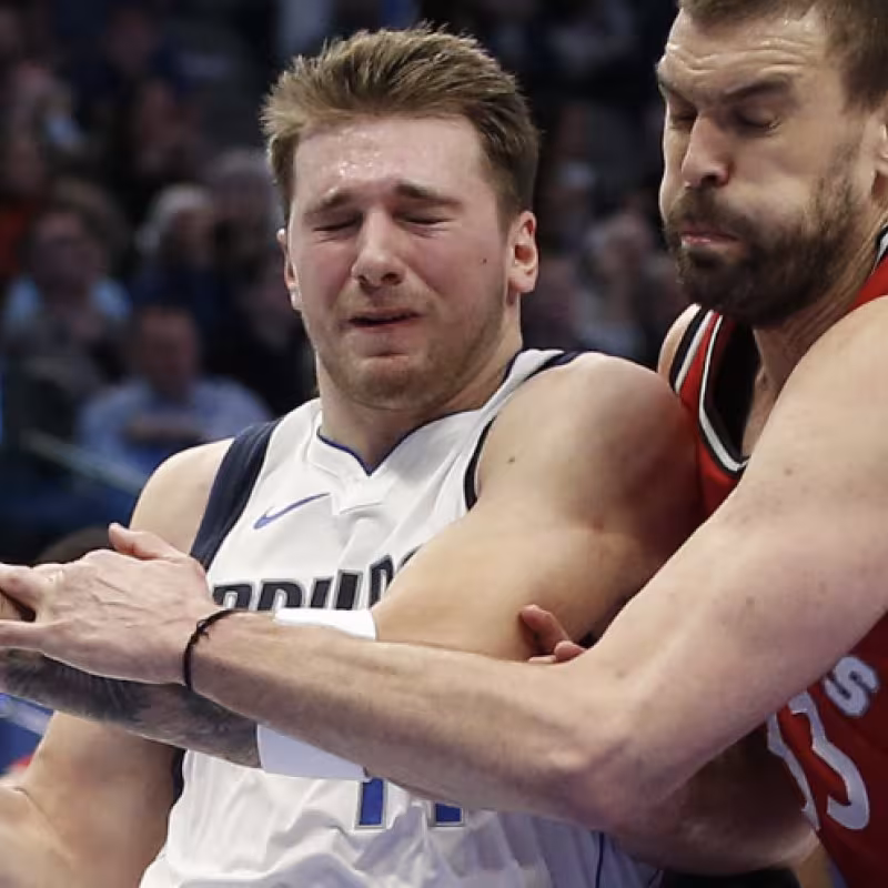 Marc Gasol, alongside Luka Doncic.
