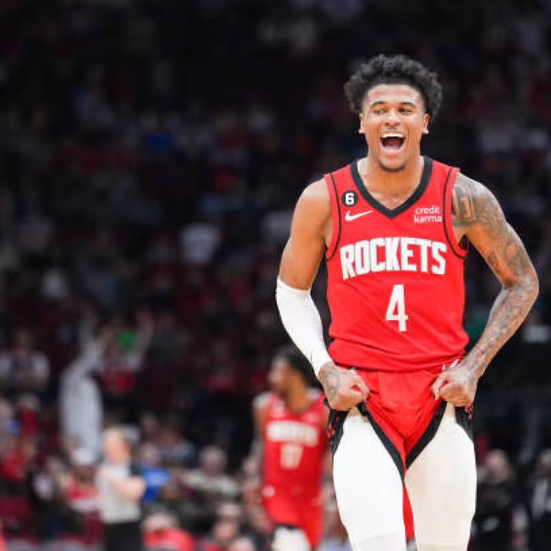 Jalen Green, opciones de éxito de los Rockets. Foto: gettyimages