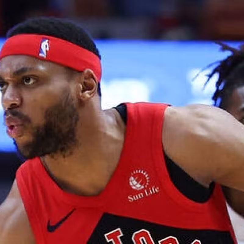 Bruce Brown, player of the Toronto Raptors.