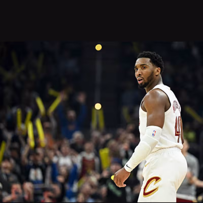 Donovan Mitchell, preocupado con los Cavs. Foto: gettyimages