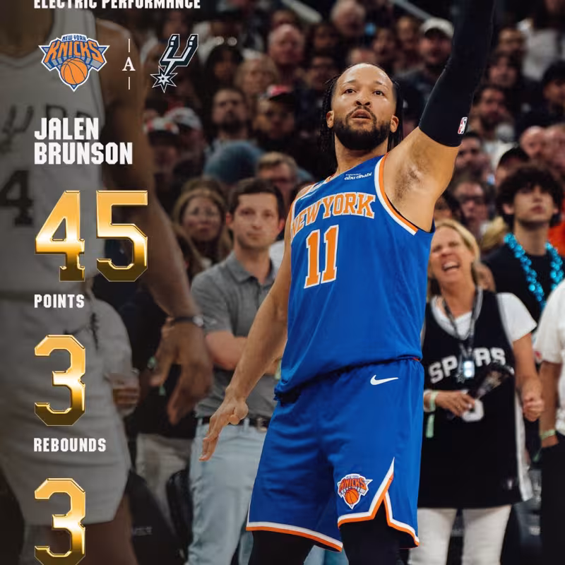 Jalen Brunson, MVP of the NBA Finals.