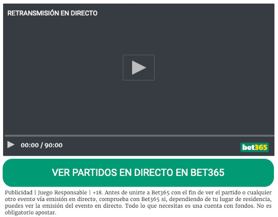 Ver partido en directo