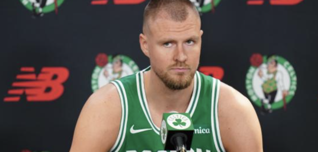 Kristaps Porzingis, player for the Boston Celtics.