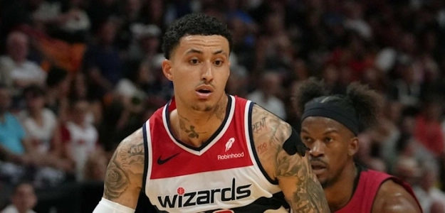 Kyle Kuzma, en un partido contra Miami Heat