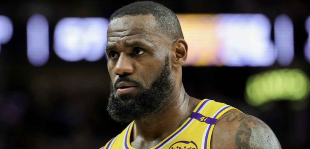 LeBron James, estrella de Los Angeles Lakers. 