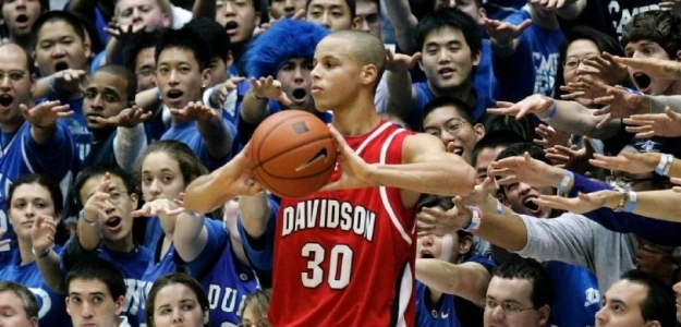 Stephen Curry jugó en Davidson entre 2006 y 2009