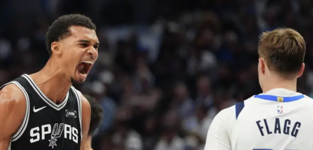 Wemby y sus Spurs pasaron por encima de Flagg y sus Mavs.