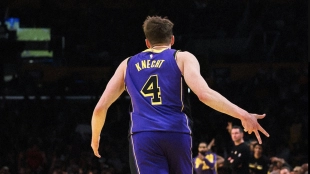 Brutalidad de partido del rookie Dalton Knecht que ilusiona a los fans de Los Angeles Lakers