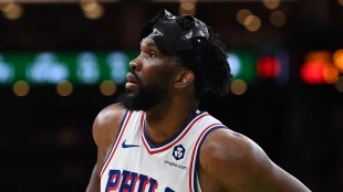 The NBA fines Joel Embiid for flashing to Celtics fans