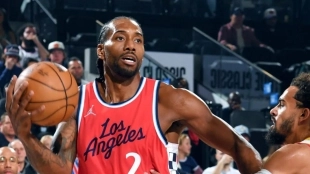 ¡Por fin! Kawhi Leonard debuta esta temporada y los Clippers ganan a los Hawks