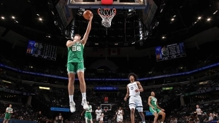 Hugo González, debut Celtics. Foto: gettyimages